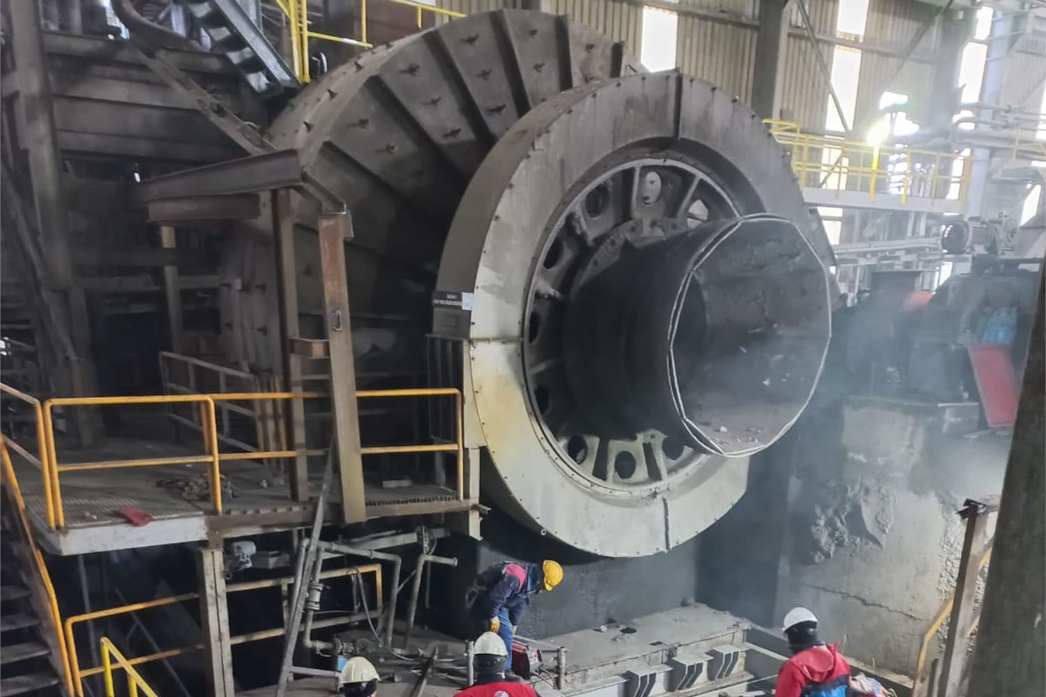 Eti Bakır A.Ş., Değirmen Besleme ve Çıkış Şutları